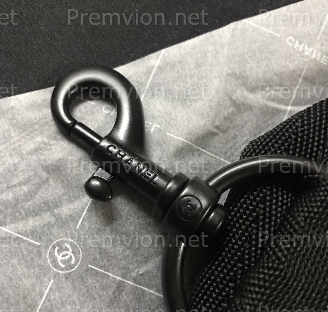 Chanel CC black designer travel bag VIP gift duffle bag