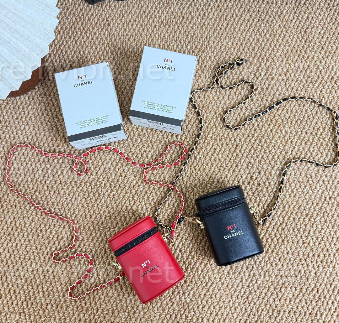 Chanel mini coin purse and key holder