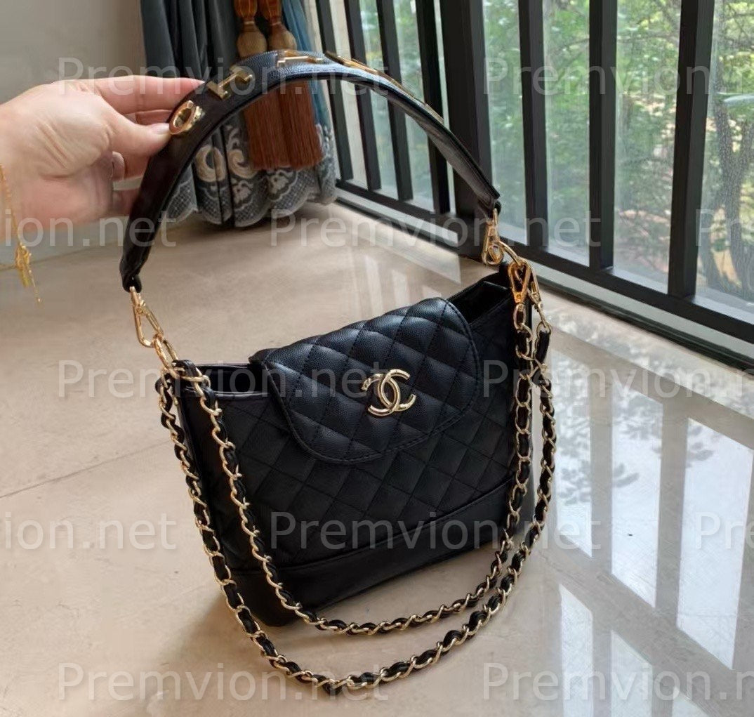 Official CHANEL Beauty gift with purchase makeup bag in black